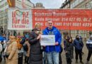 Übergabe des Spendenschecks an den Verein Herz für die Ukraine e.v.